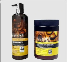 ! پک شامپو و ماسک تقویتکننده و ترمیم کننده مو روغن آرگان Lightnessلایتنس اسلواکی