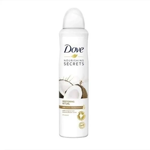 اسپری ضد تعریق زنانه Dove داو مدل نارگیل Nourisging حجم 150 میل (انگلیس)