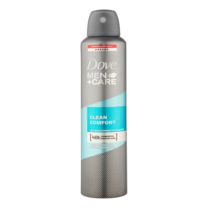 اسپری ضد تعریق مردانه داو مدل Clean comfort حجم 150 میلی لیتر Dove