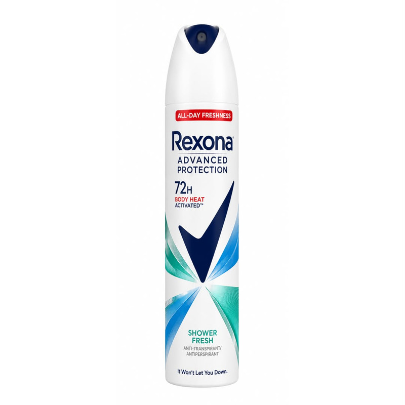 اسپری ضدتعریق  رکسونا مدل Shower Fresh 72 H حجم 200 میلی‌لیتر