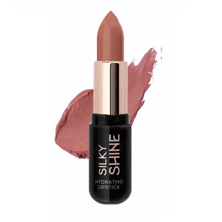 رژ لب جامد سیلکی GOLDEN ROSE گلدن رز کد 204 SILKY SHINE