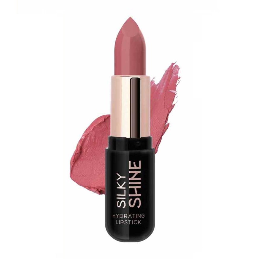رژ لب جامد سیلکی GOLDEN ROSE گلدن رز کد 208 SILKY SHINE