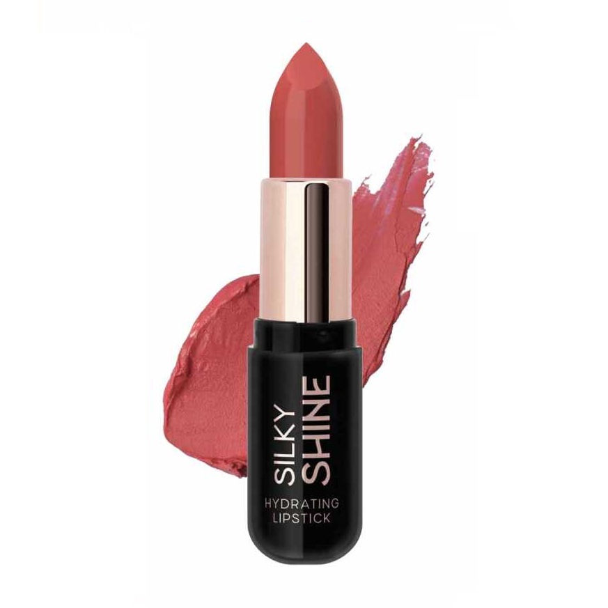 رژ لب جامد سیلکی GOLDEN ROSE گلدن رز کد 218 SILKY SHINE