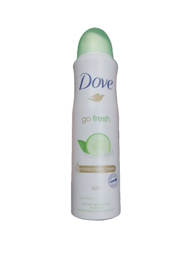اسپری ضد تعریق زنانه Doveداو مدل خیار go fresh حجم 150 میل
