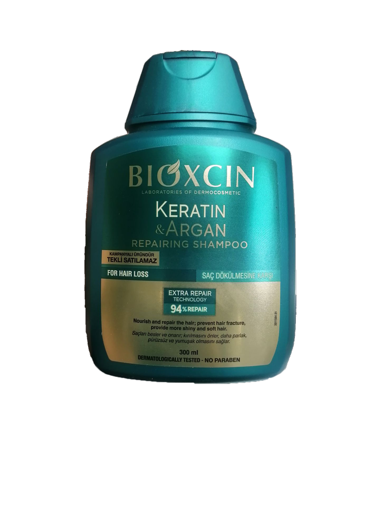 شامپو بیوکسین سبز کراتین و آرگان   Keratin & Argan Repair