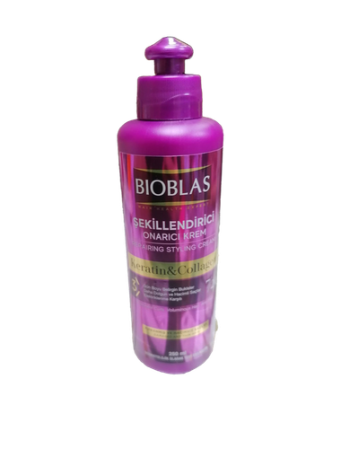 کرم حالتدهنده و ترمیمکننده مو بیوبلاس Keratin & Collagen