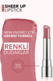 رژ لب شییر آپ فلورمار | Flormar Sheer Up Lipstick شماره 010