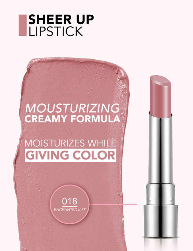 رژ لب شییر آپ فلورمار | Flormar Sheer Up Lipstick شماره 018