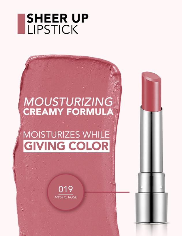 رژ لب شییر آپ فلورمار | Flormar Sheer Up Lipstick شماره 019