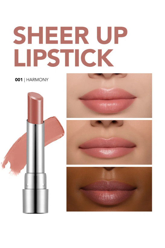 رژ لب شییر آپ فلورمار | Flormar Sheer Up Lipstick شماره 001