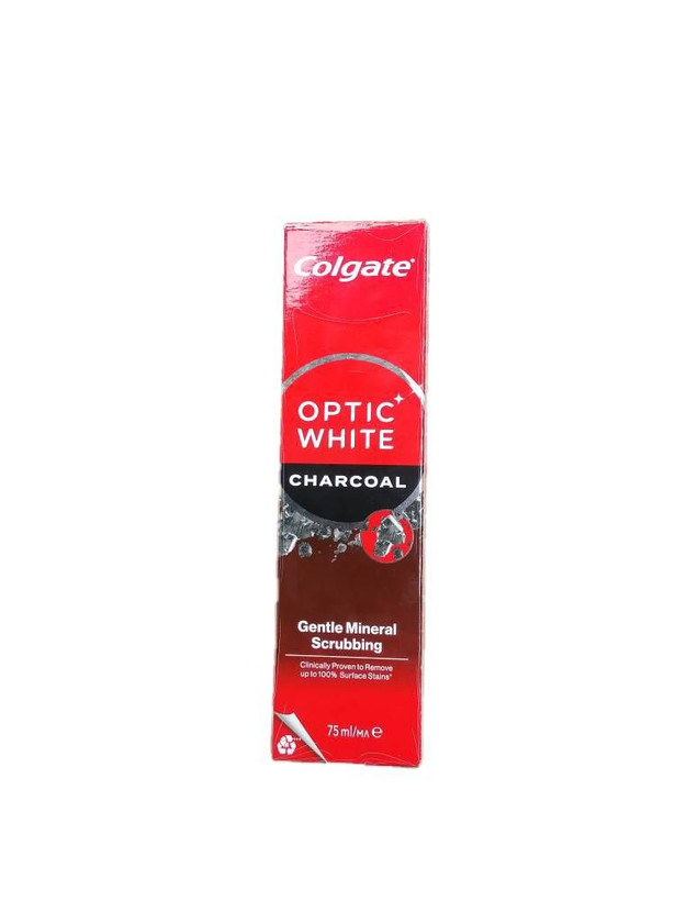 خمیردندان زغالی کولگیت Colgate Optic White حجم ۷۵ میلیلیتر