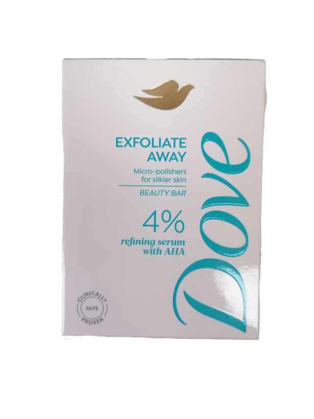 صابون زیبایی داو مدل Exfoliate Away با ۴٪ سرم لایهبردار + AHA