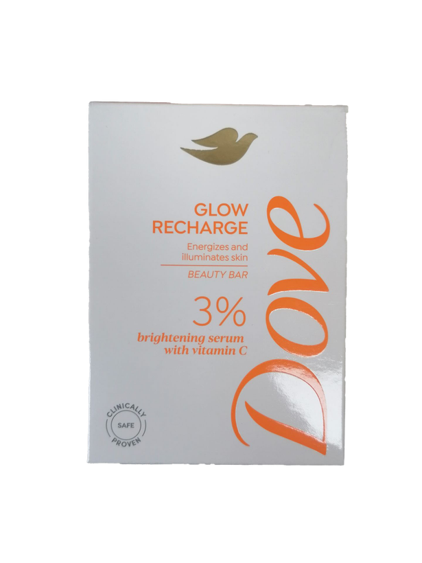 صابون زیبایی داو مدل Glow Recharge با ۳٪ سرم روشنکننده و ویتامین C