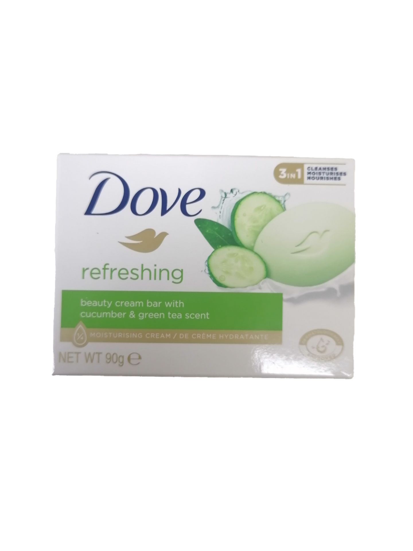 کرمی داو مدل Refreshing با رایحه خیار و چای سبز Dove