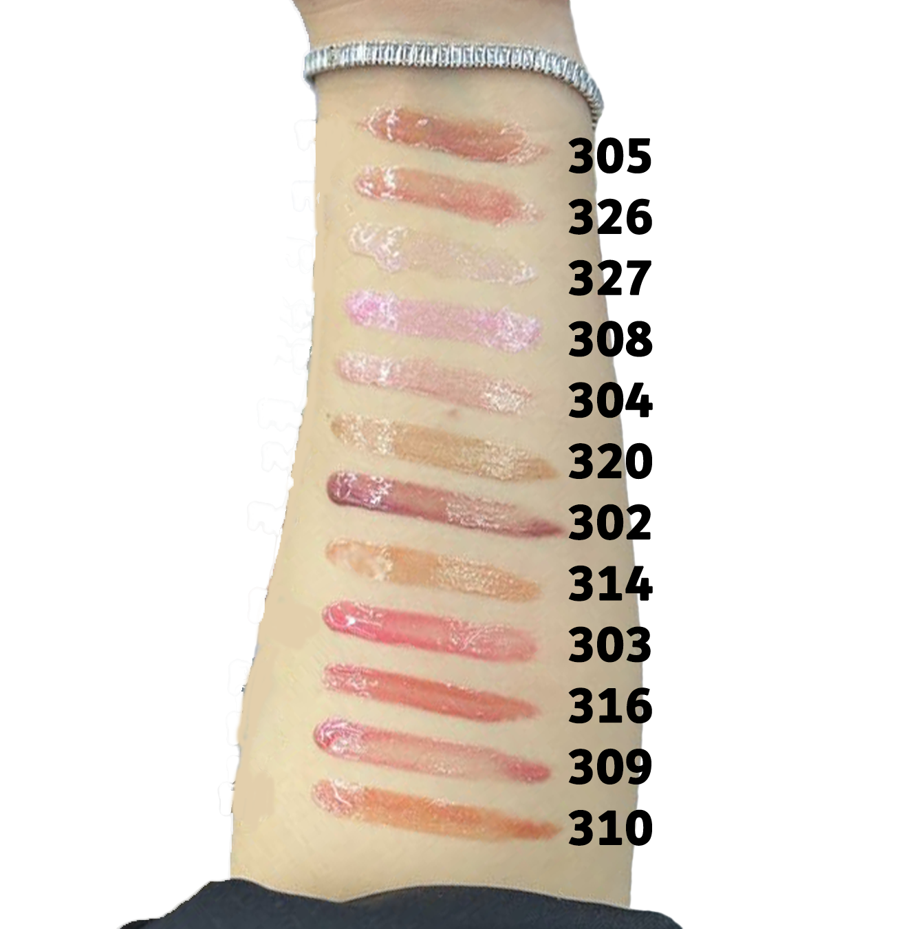 لیپ گلاس مدا Moda lip gloss شماره 310