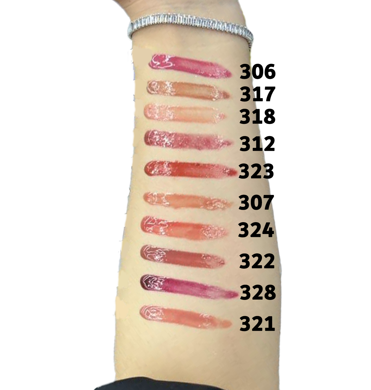 لیپ گلاس مدا Moda lip gloss شماره 318