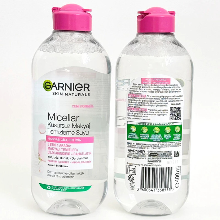 میسلار واتر صورتی گارنیر Garnier Micellar Cleansing Water حجم 400 میل