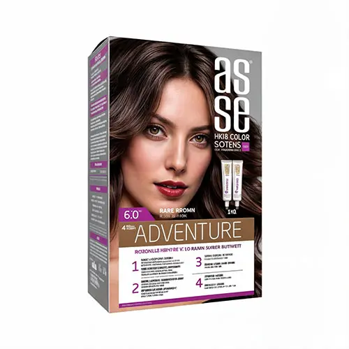 رنگ مو بدون آمونیاک آسه asse adventure حجم 50+50 شماره 6.0