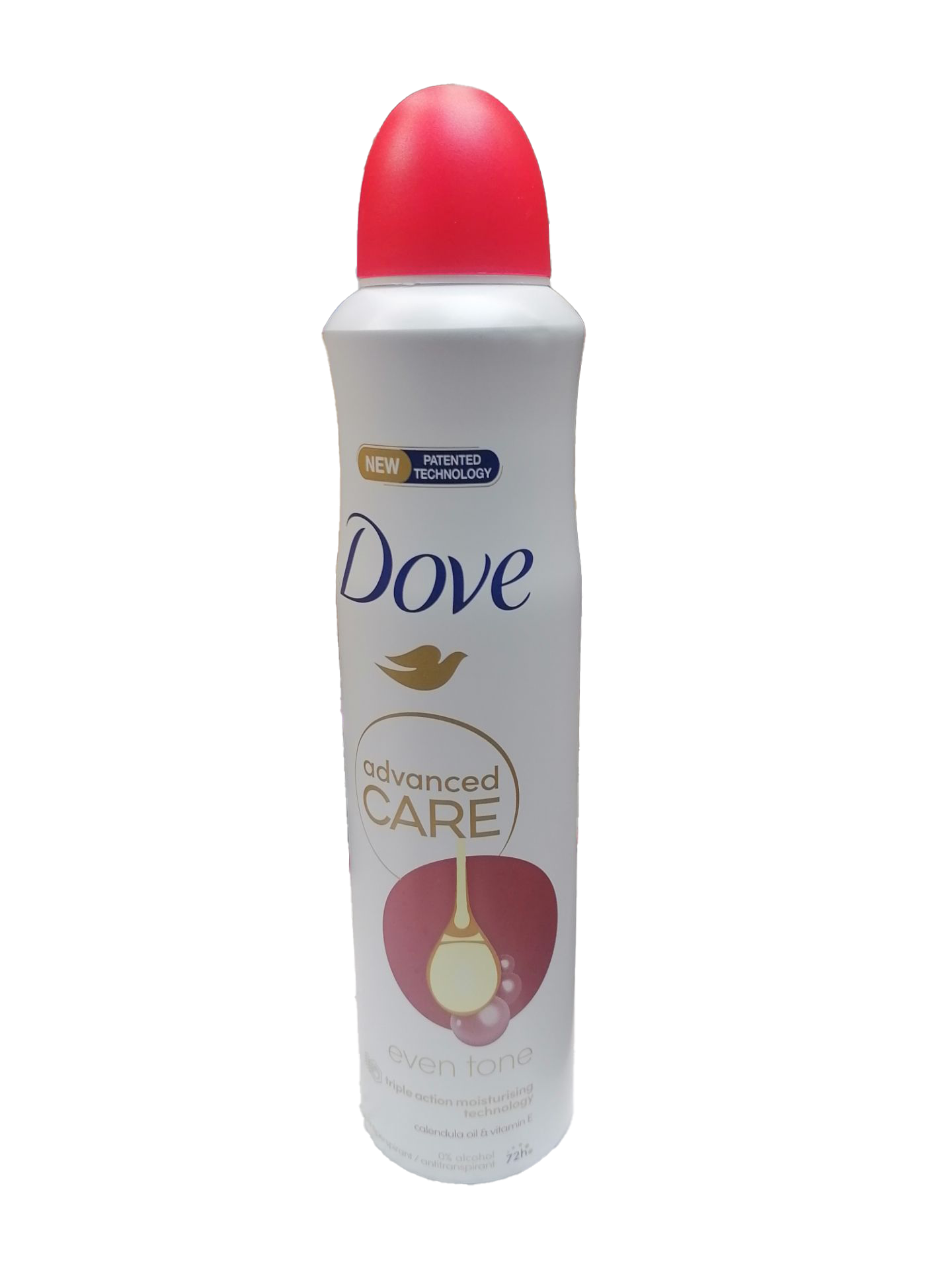 اسپری ضد تعریق داو حاوی ویتامین E و روغن کالاندولا Dove advanced care حجم ۲۵۰ میل 72h