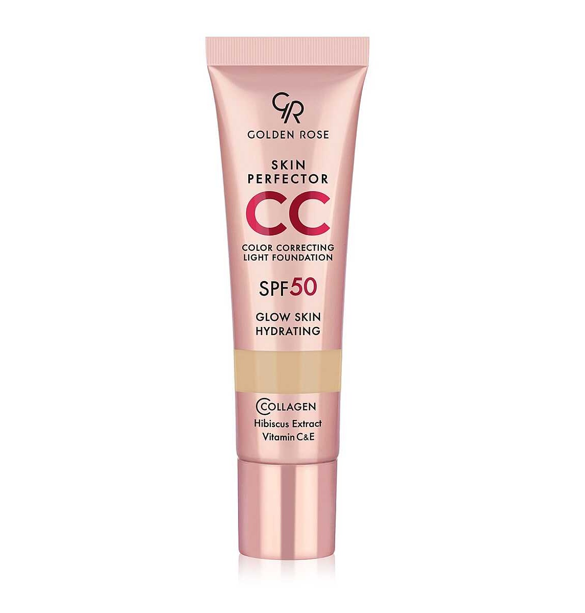 کرم CC گلدن رزSPF50 Golden Rose CC Cream کد 102
