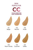 کرم CC گلدن رزSPF50 Golden Rose CC Cream کد 102